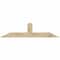 Ekena Millwork Portland Rough Sawn Timber Gable Bracket, Douglas Fir, 72"W x 18"H x 4"D x 6"F, 6/12 Pitch GBW072X18X0406POR00RDF - alternate 1